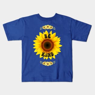 Be Kind Sunflower Kids T-Shirt